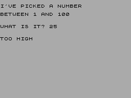Screen from High-Low