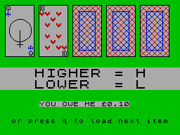 Screen from High Low
