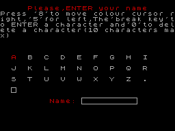 Screen from High Score