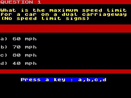 Screen from Highway