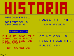 Screen from Historia