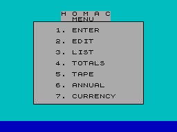 Screen from Homac