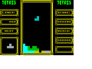 Screen from Home Tetris
