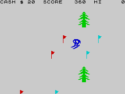Screen from Horace Goes Skiing