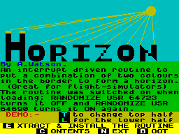 Screen from Horizon