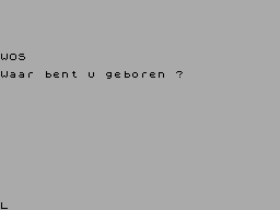 Screen from Horoscoop 48K