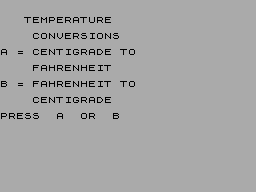 Screen from Hot and Cold Temperatures
