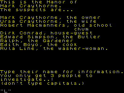 Screen from House of Murder