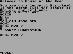 Screen from House of the Dead