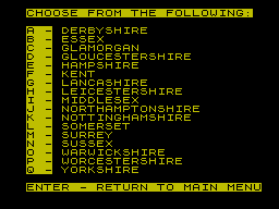 Screen from Howzat