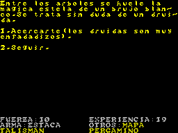 Screen from La Huida de Ciro