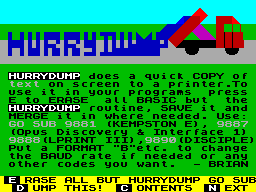 Screen from Hurrydump