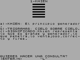 Screen from I-Ching