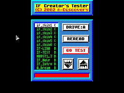 Screen from IF Creator