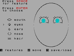 Screen from Identikit