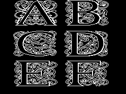 Screen from Illuminated Text