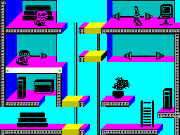 Screen from Impossible Mission II