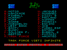 Screen from Infy