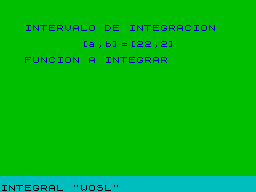 Screen from Integrales