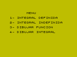 Screen from Integrales Indefinidas I