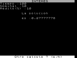 Screen from Interes