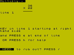 Screen from Intermediate Maths 1