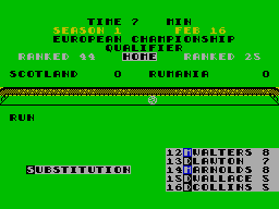 Screen from International Manager