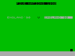 Screen from International Rugby