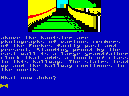 Screen from Investigations