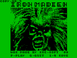 Screen from Iron Maiden