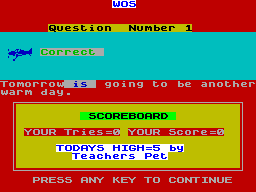 Screen from Is and Are