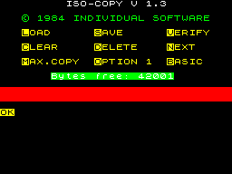 Screen from Iso-Copy