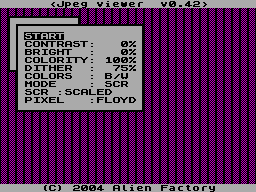 Screen from JPEG Viewer