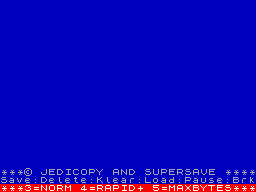 Screen from Jedicopy and Supersave