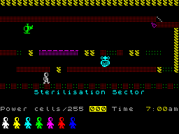 Screen from Jet-Set Willy in Space