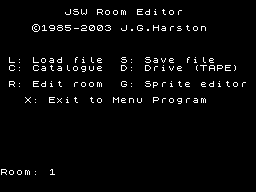Screen from Jet Set Willy: DefRoom