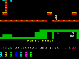 Screen from Jet Set Willy: Manic Miner
