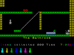 Screen from Jet Set Willy: Wet Sunday Afternoon Graphical Remix