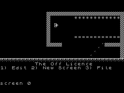 Screen from Jet Set Willy Editor