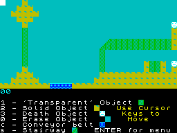 Screen from Jet Set Willy Editor