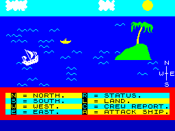 Screen from Jolly Roger
