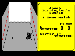 Screen from Jonah Barrington's Squash