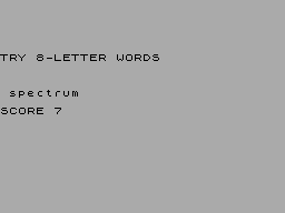 Screen from Jotto