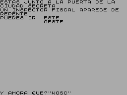 Screen from La Joya Misteriosa