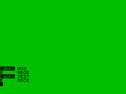 Screen from KA1 Assembler