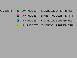 Screen from Kalendar