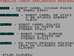 Screen from Karel