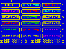 Screen from Kartyas Jatek