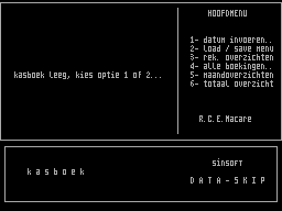 Screen from Kasboek