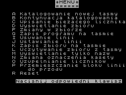 Screen from Katalog Kaset